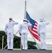 USS Ronald Reagan (CVN 76) Conducts Morning Colors