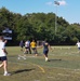 U.S. Service members play soccer at Latrobe Park in Baltimore during Maryland Fleet Week