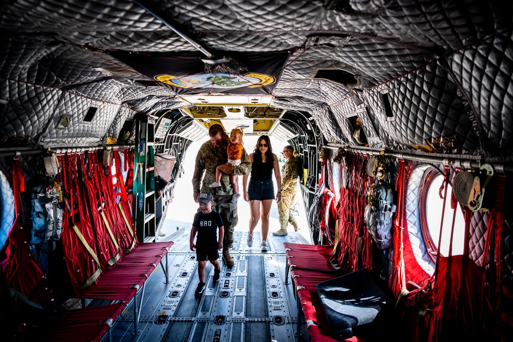 Airmen celebrate Family Day at 182nd Airlift Wing