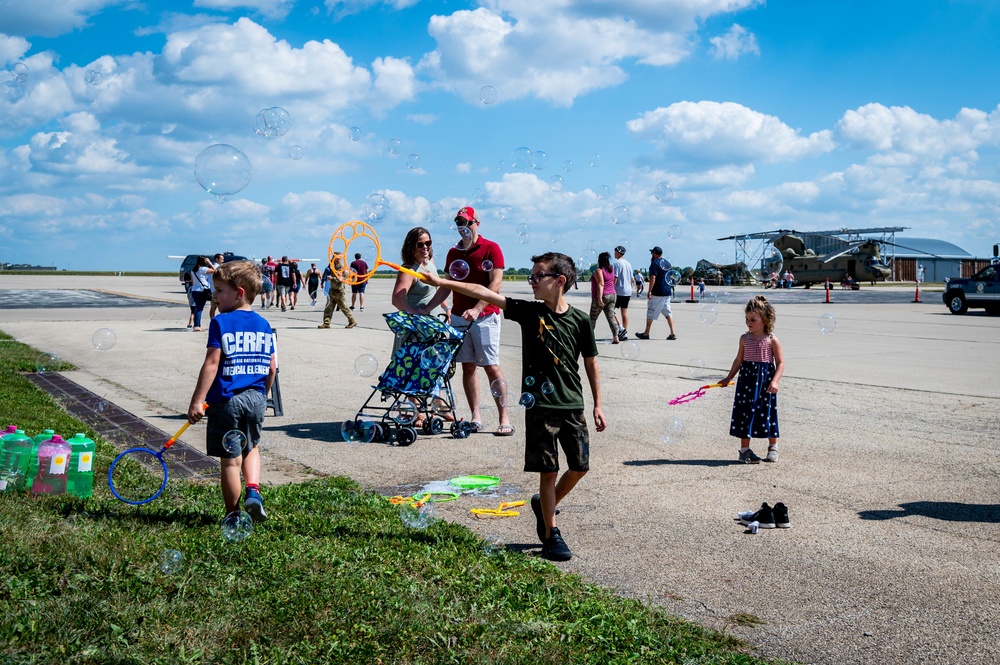 Airmen celebrate Family Day at 182nd Airlift Wing