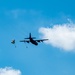 Airdrop during Family Day at 182nd Airlift Wing