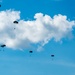 Airdrop during Family Day at 182nd Airlift Wing