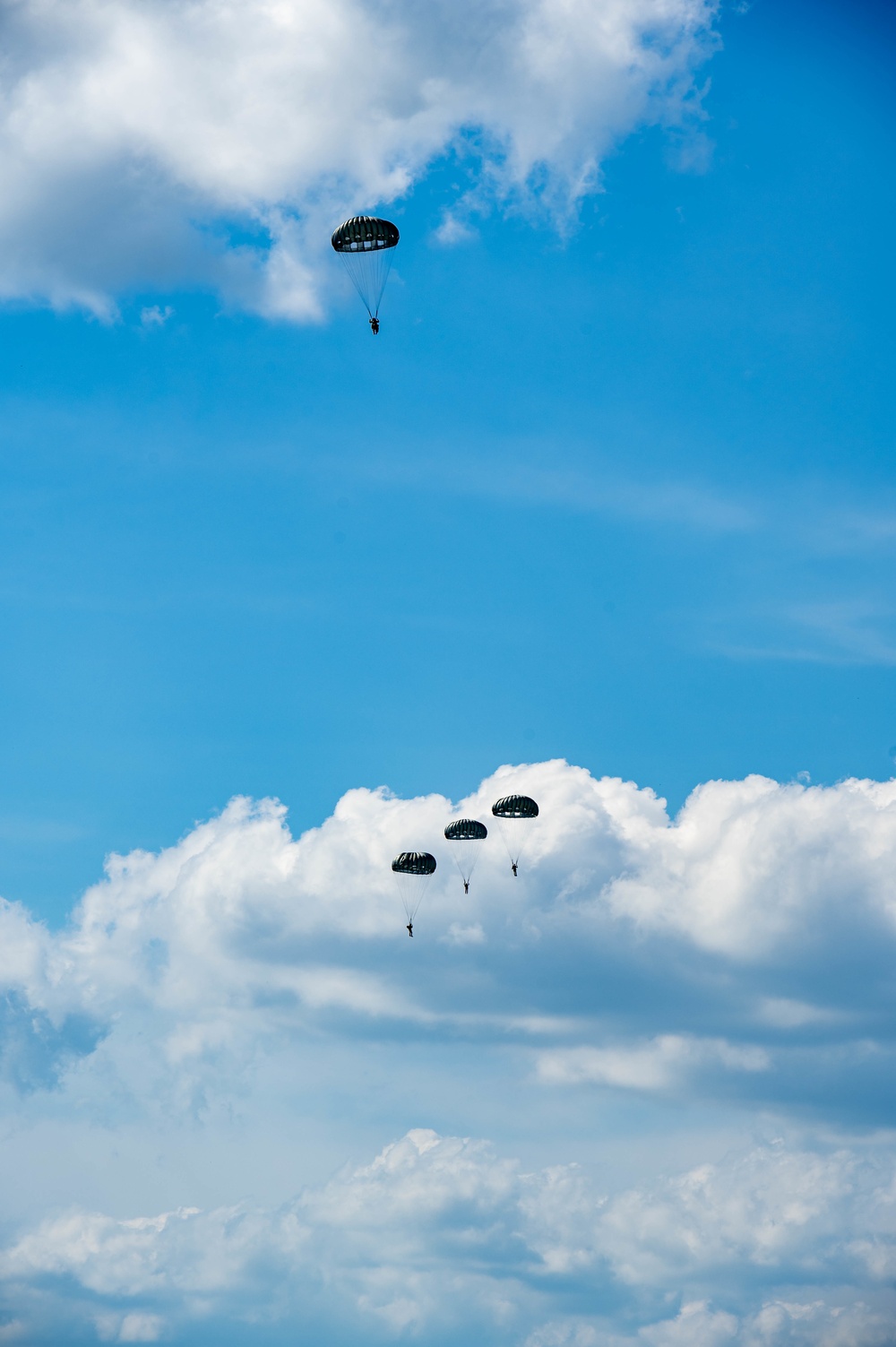 Airdrop during Family Day at 182nd Airlift Wing