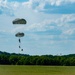 Airdrop during Family Day at 182nd Airlift Wing