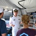Guests learn about the Navy's Medical Service Corp.
