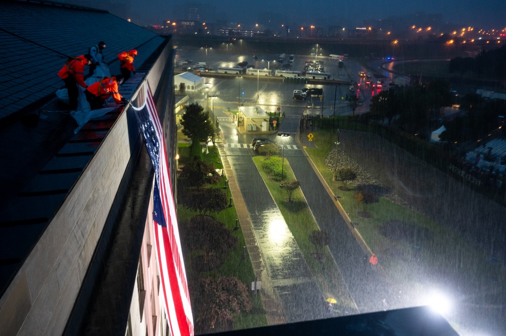 9/11 Flag Unfurling Ceremony