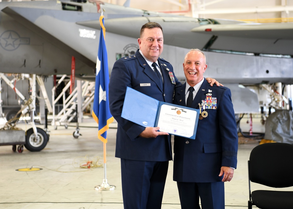 104th Fighter Wing hosts Brig. Gen. Peter T. Green III's retirement