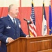 Lt. Col. Kolacia speaks at a ceremony