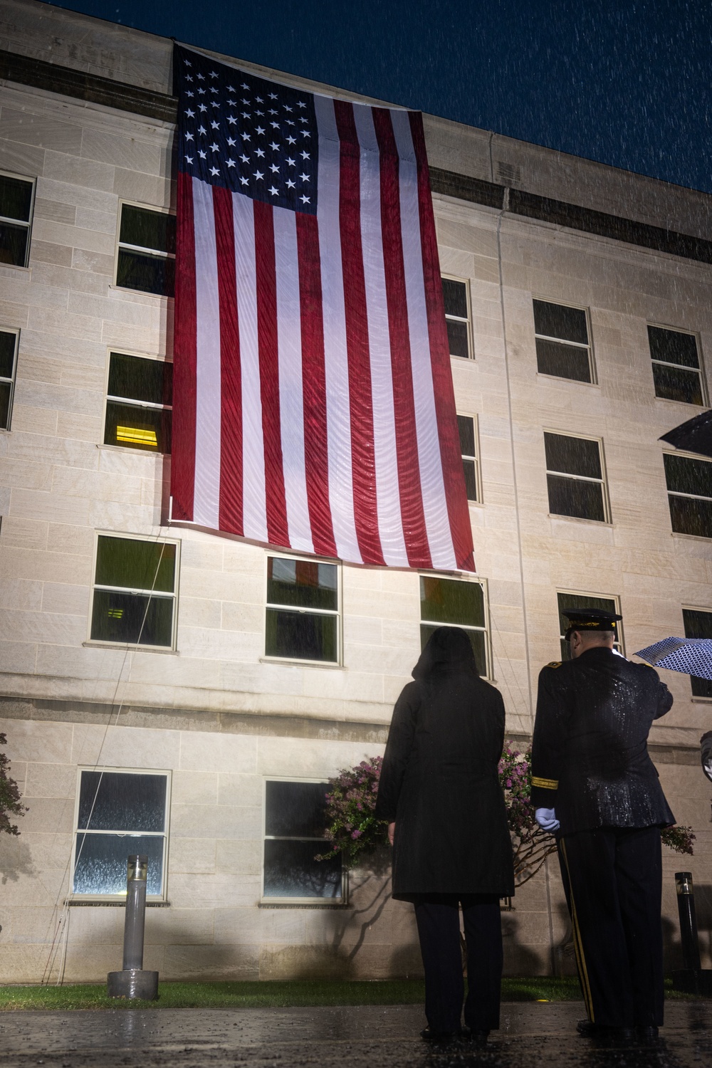 Pentagon 9/11 Flag Unfurling