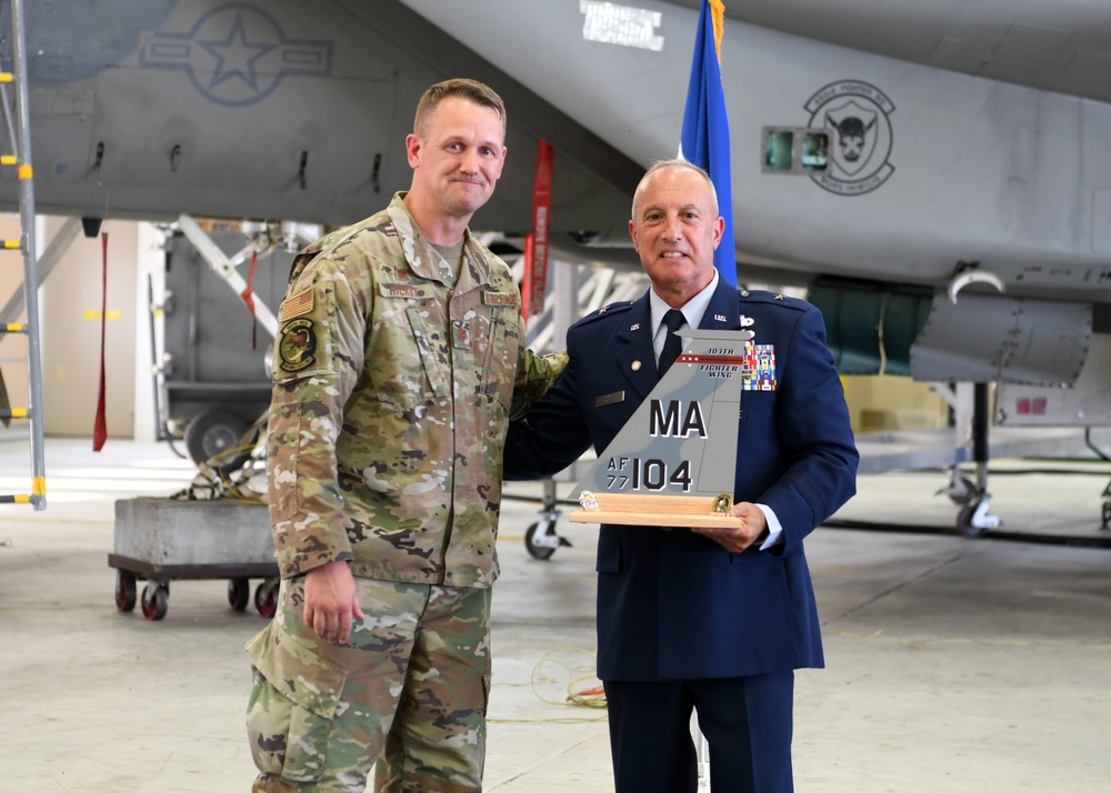 104th Fighter Wing hosts Brig. Gen. Peter T. Green III's retirement