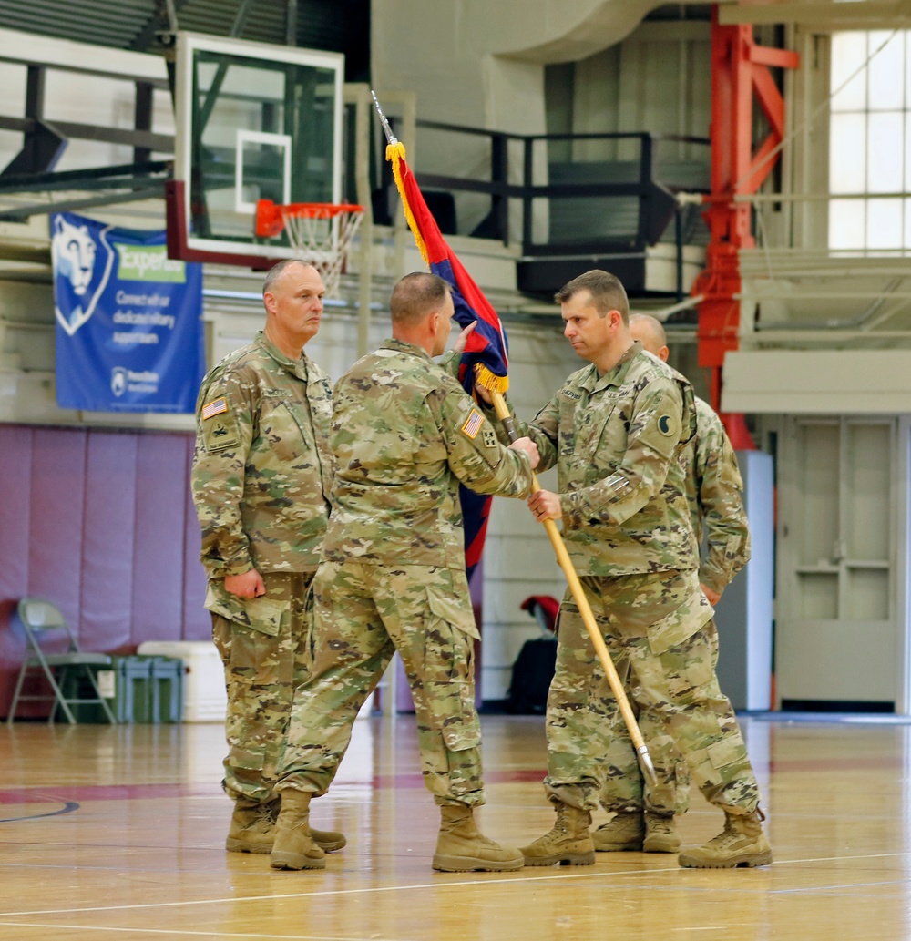 Esposito assumes command of Headquarters and Headquarters Battalion, 29th Infantry Division