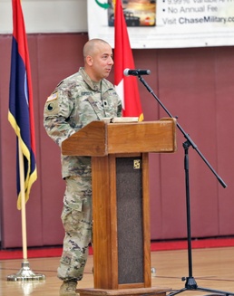 Esposito assumes command of Headquarters and Headquarters Battalion, 29th Infantry Division