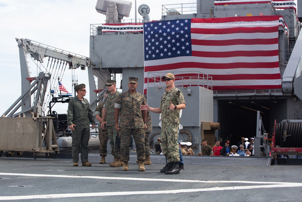 Visiting the USS Carter Hall