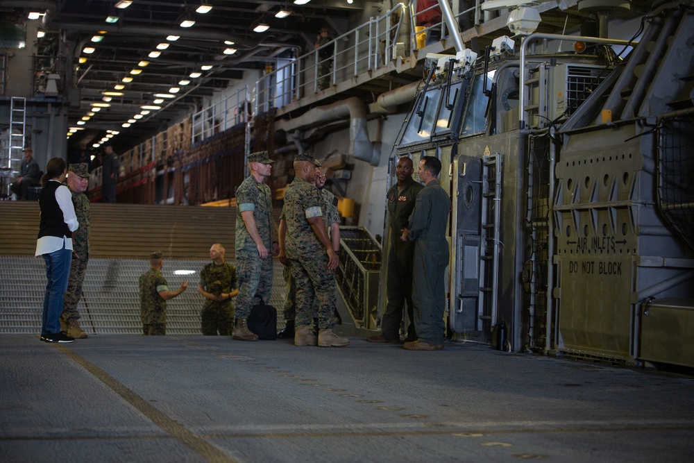 Visiting the USS Carter Hall