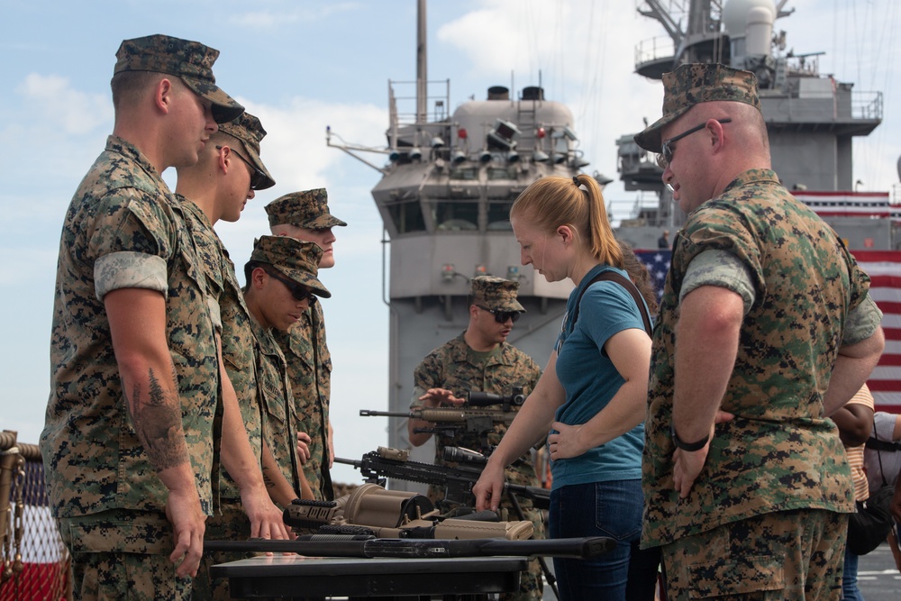 Visiting the USS Carter Hall