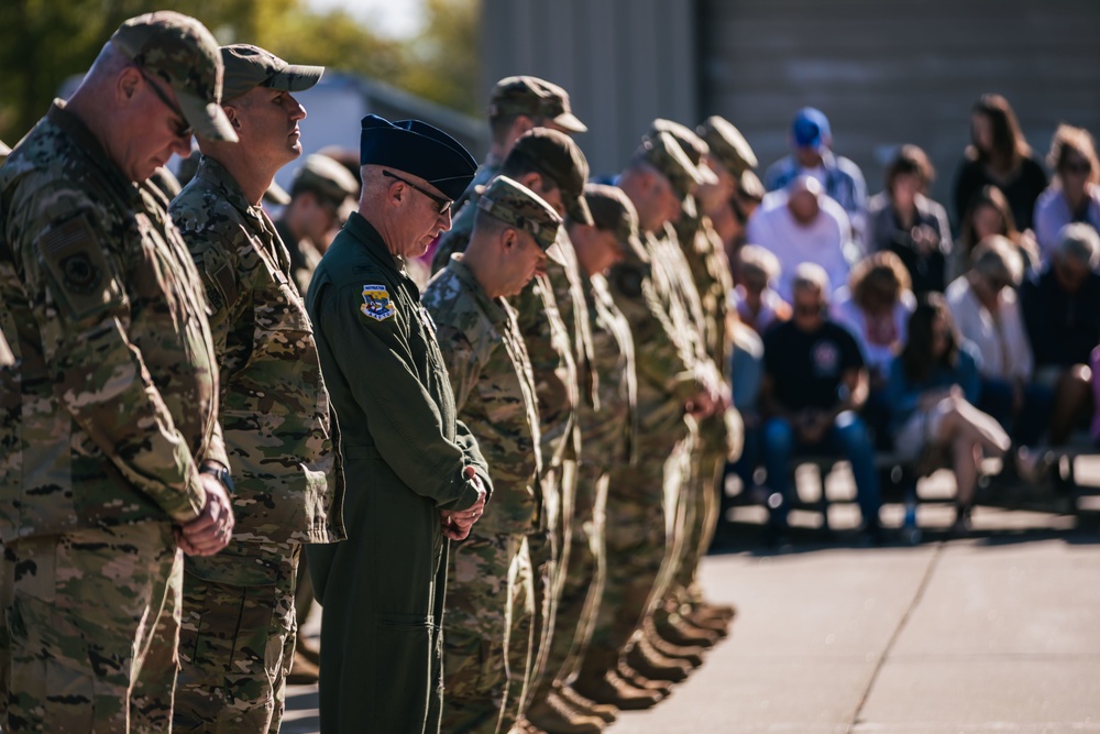 Airmen gather for deployment recognition ceremony