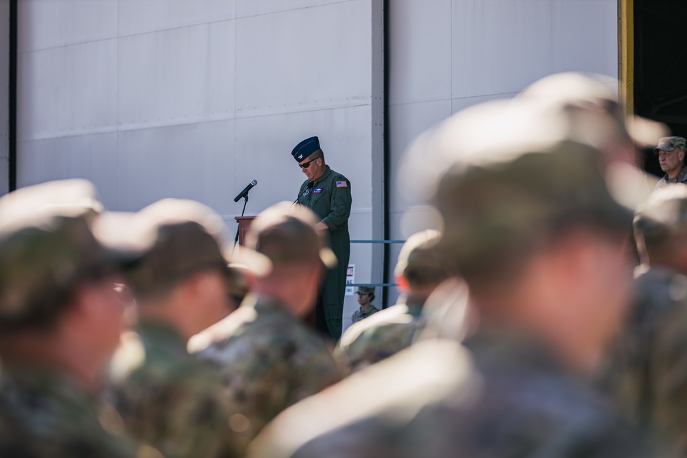 Airmen gather for deployment recognition ceremony