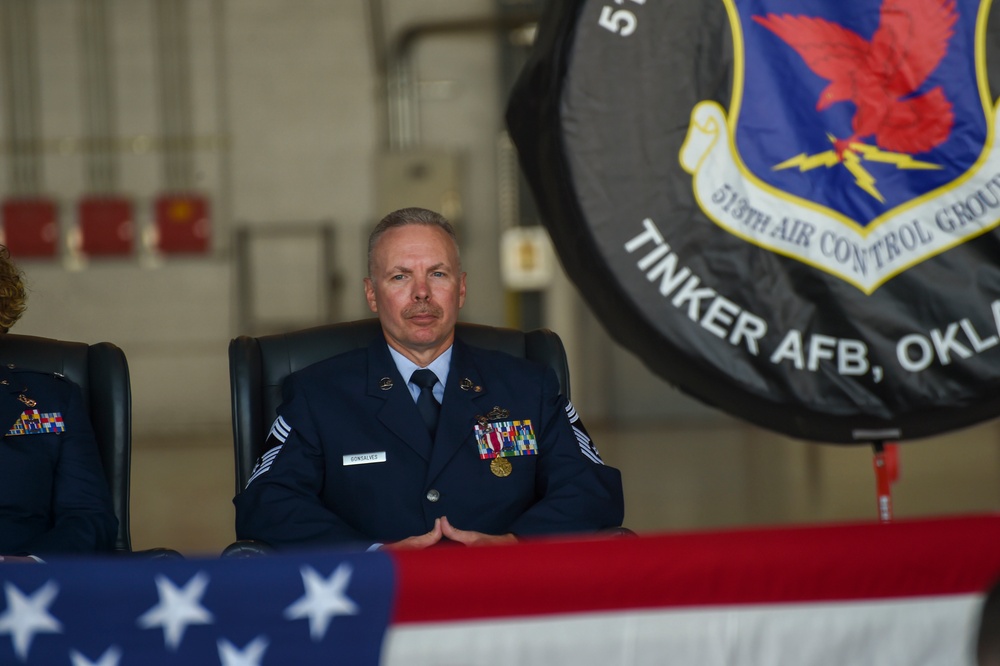 Group senior enlisted leader retires