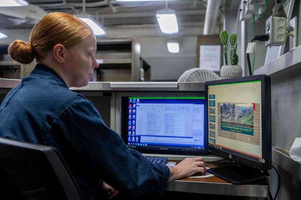 Daily Operations Aboard USS George H.W. Bush (CVN 77)