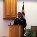 Lt. Col. Reed speaks at AEGD 2022 graduation.