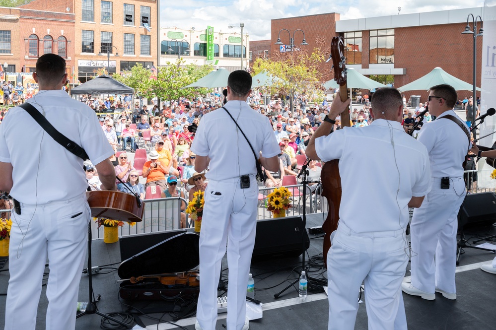 U.S. Navy Band Country Current featured at the Bristol Rhythm and Roots Reunion