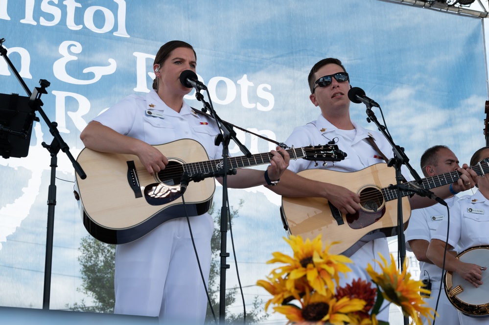 U.S. Navy Band Country Current featured at the Bristol Rhythm and Roots Reunion