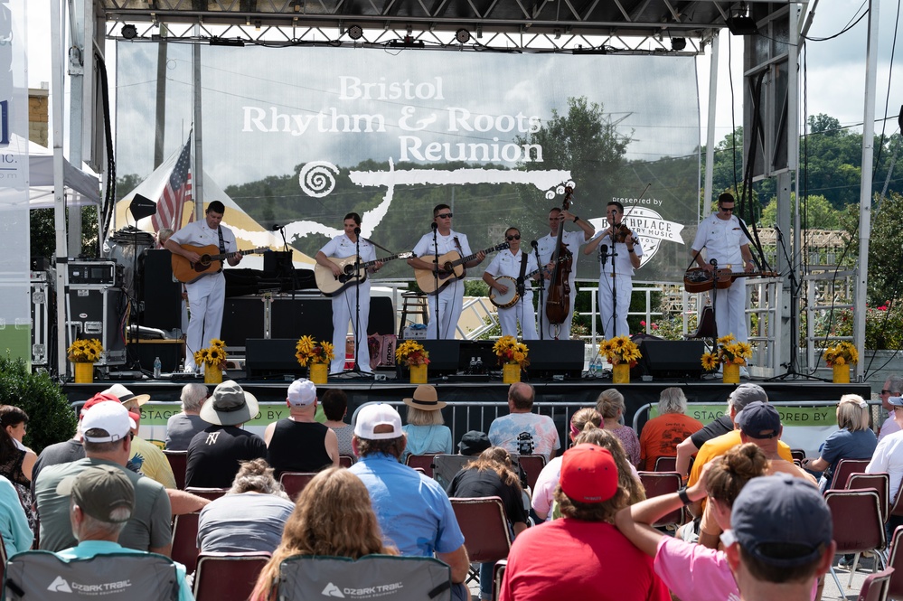 U.S. Navy Band Country Current featured at the Bristol Rhythm and Roots Reunion