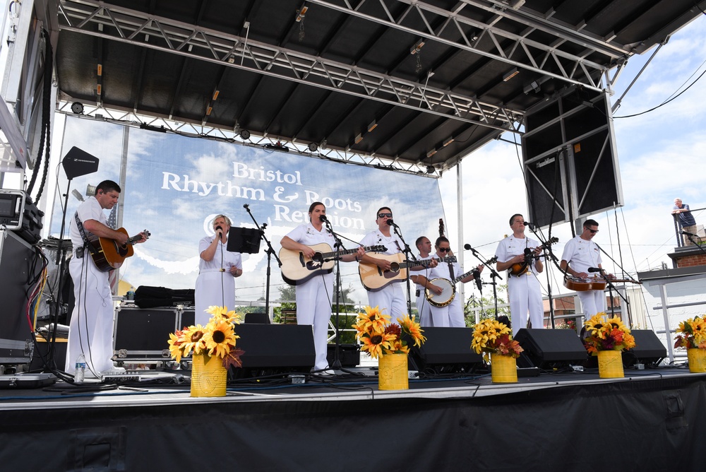 U.S. Navy Band Country Current featured at the Bristol Rhythm and Roots Reunion