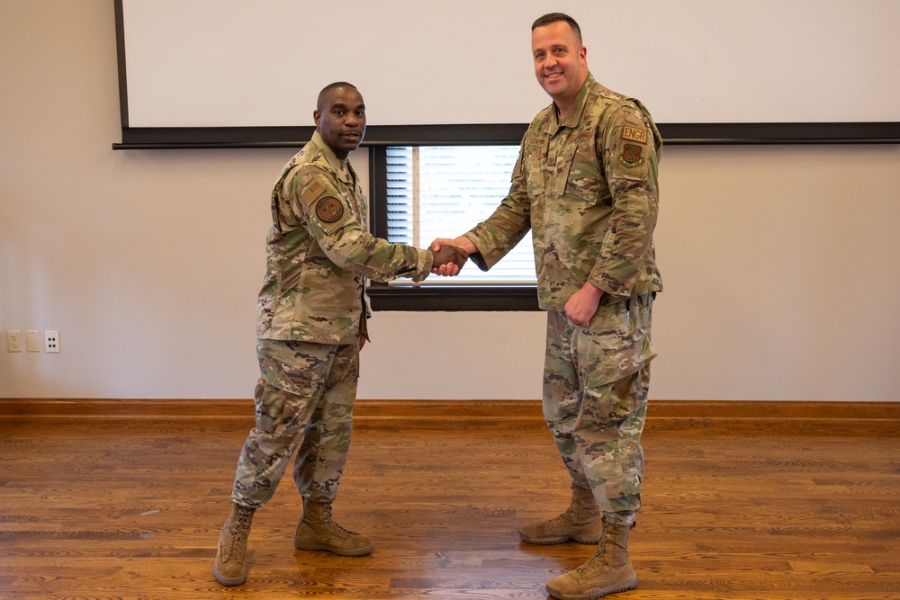 Command Chief Master Sergeant of the Air National Guard coins 131st Bomb Wing Airmen