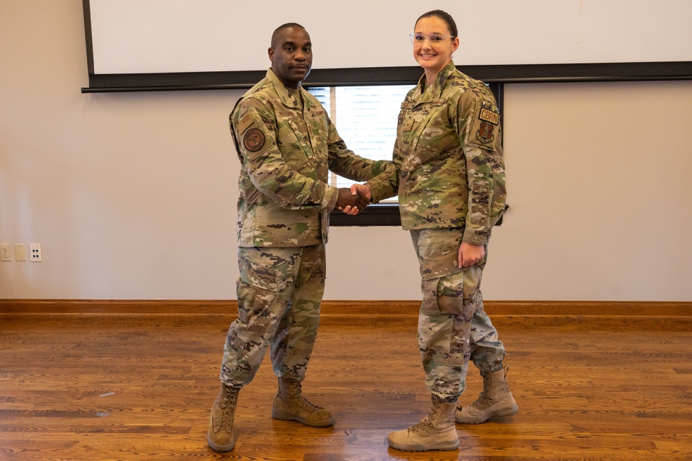 Command Chief Master Sergeant of the Air National Guard coins 131st Bomb Wing Airmen