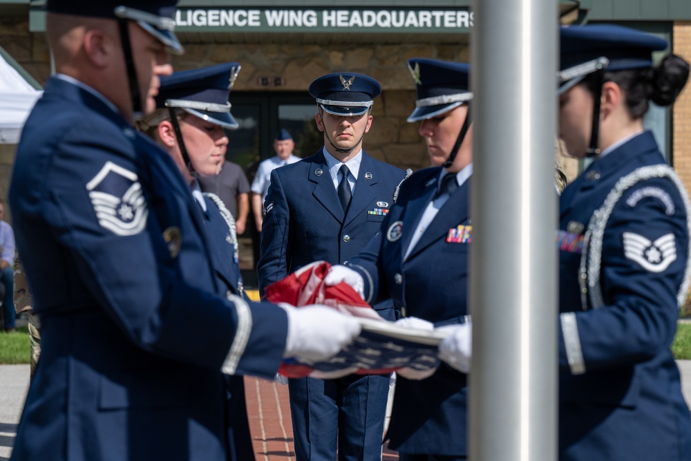 Retreat ceremony for May at Hulman Field