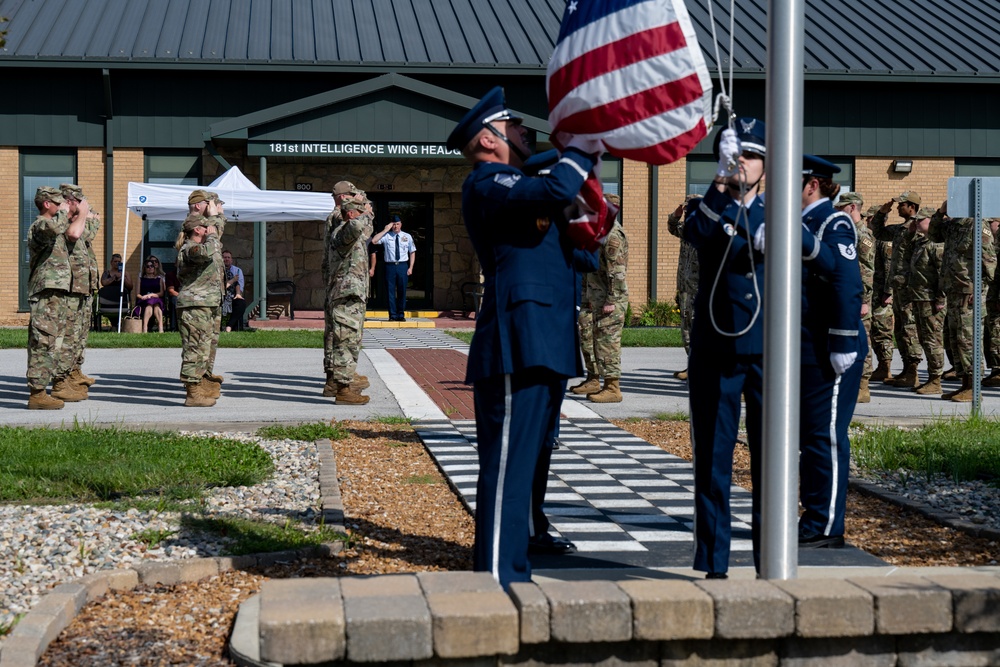 Retreat ceremony for May at Hulman Field