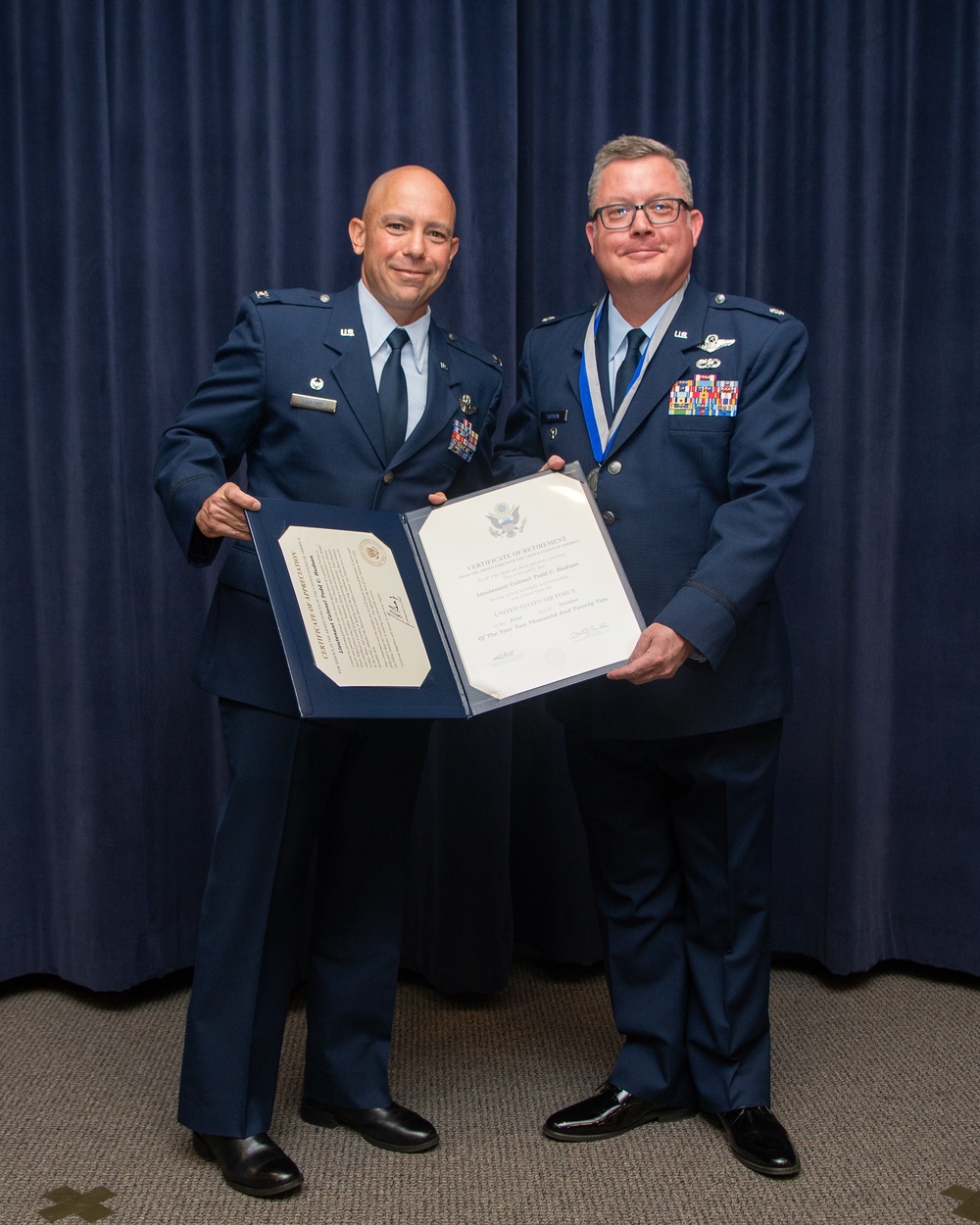 Lt. Col. Todd Hudson's Retirement Ceremony