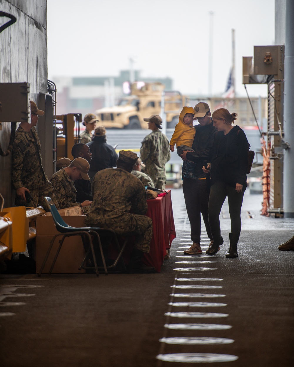 Sailors and Marines at Maryland Fleet Week and Flyover