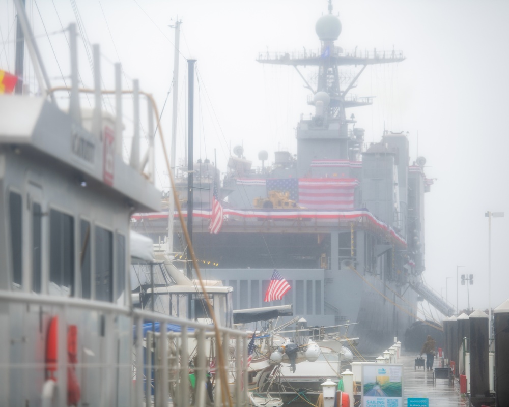 USS Carter Hall (LSD 50) Moored at Port Covington Participates in Maryland Fleet Week