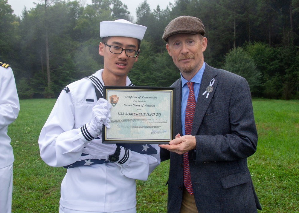 USS SOMERSET VISITS NAMESAKE TO HONOR 9/11