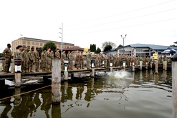 Soldiers Plunge into Fox River to Hone Survival and Rescue Skills