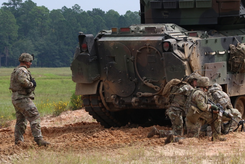 Modernized Mustang Squadron certifies lethality at combined arms live exercise