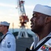 USS Ronald Reagan (CVN 76) Conducts Evening Colors