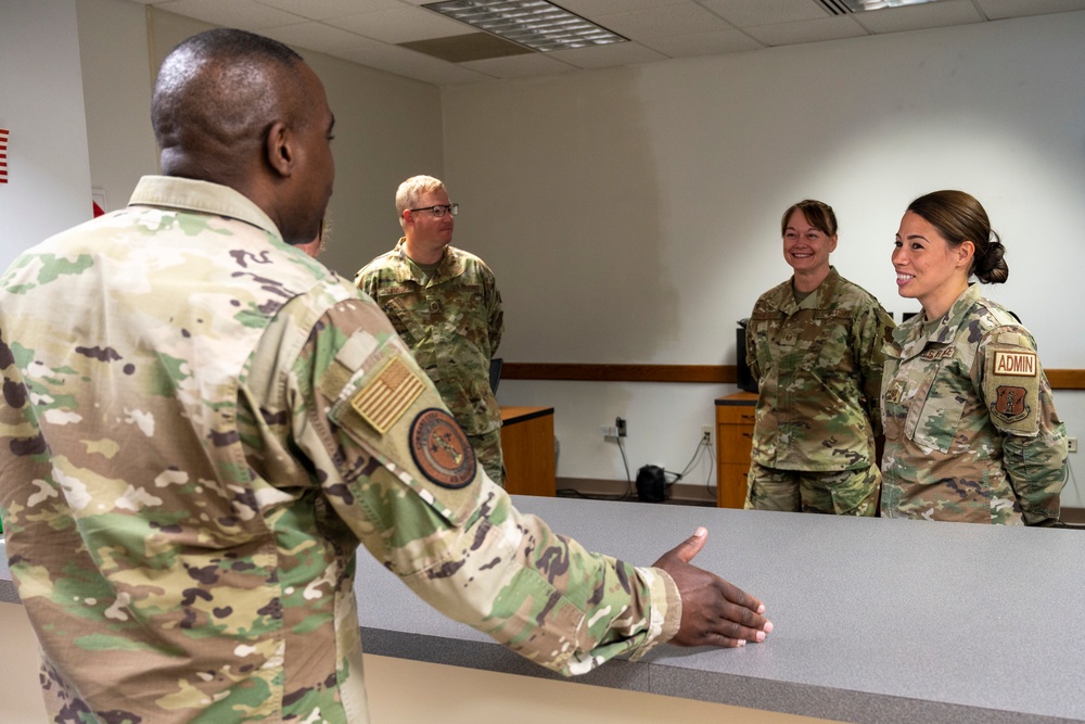 Air National Guard Command Chief Master Sgt. visits Jefferson Barracks