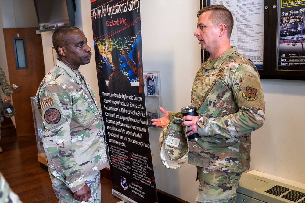 Air National Guard Command Chief Master Sgt. visits Jefferson Barracks