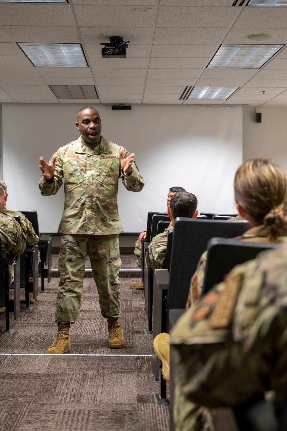 Air National Guard Command Chief Master Sgt. visits Jefferson Barracks