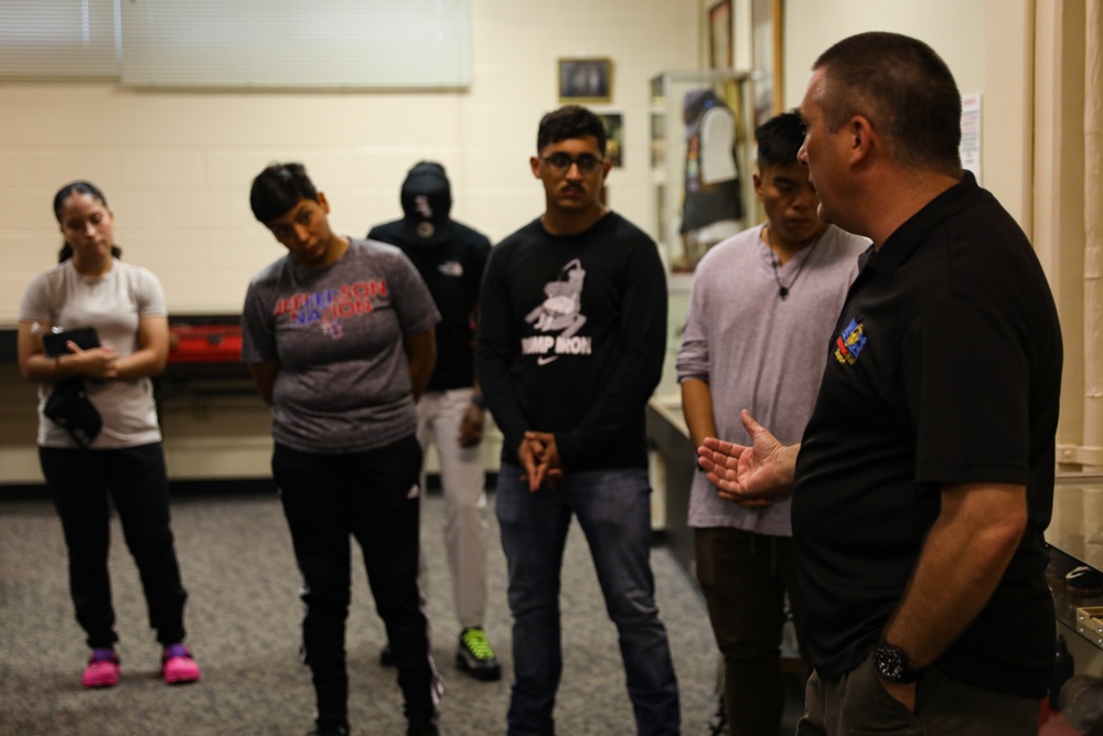 Food Service Company Marines tour Battle sites