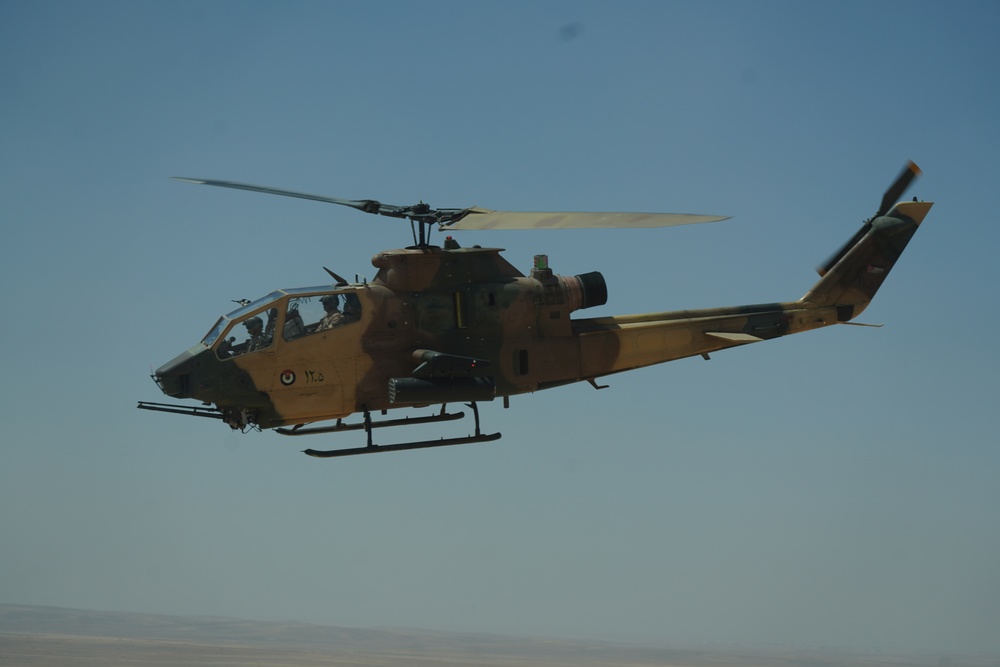 Jordanian cobra conducts flyover