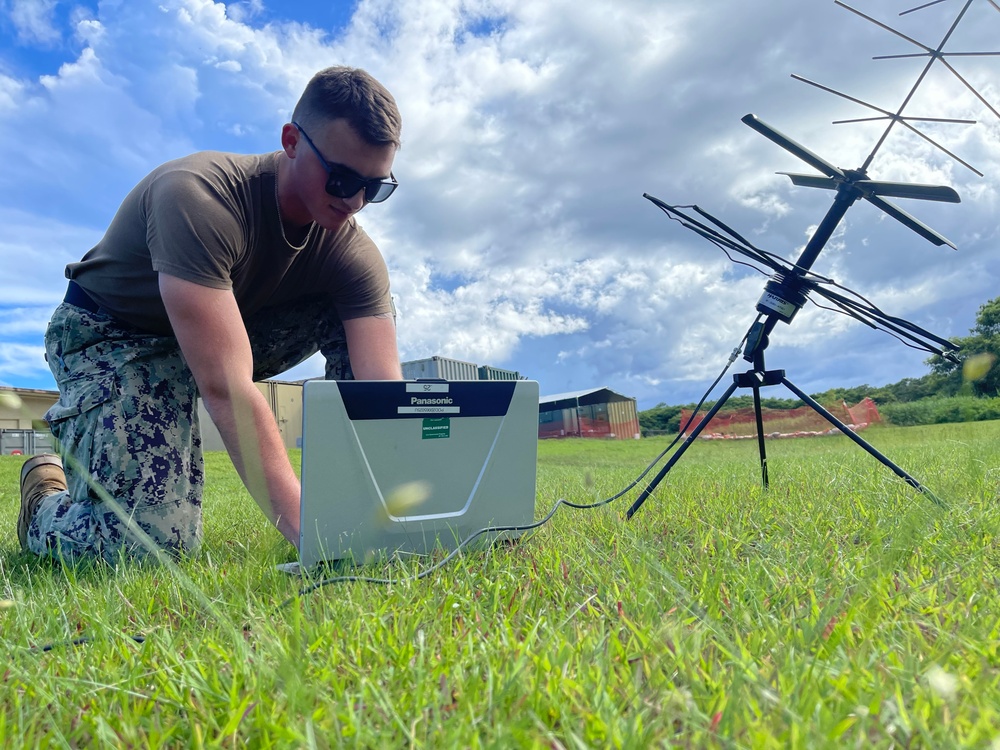 NMCB-11 Conducts Functionality Tests on Satellite Communications