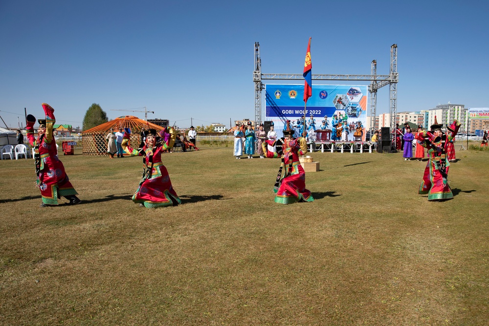 Mongolian government and civil components hold a Naadam festival for Gobi Wolf 2022