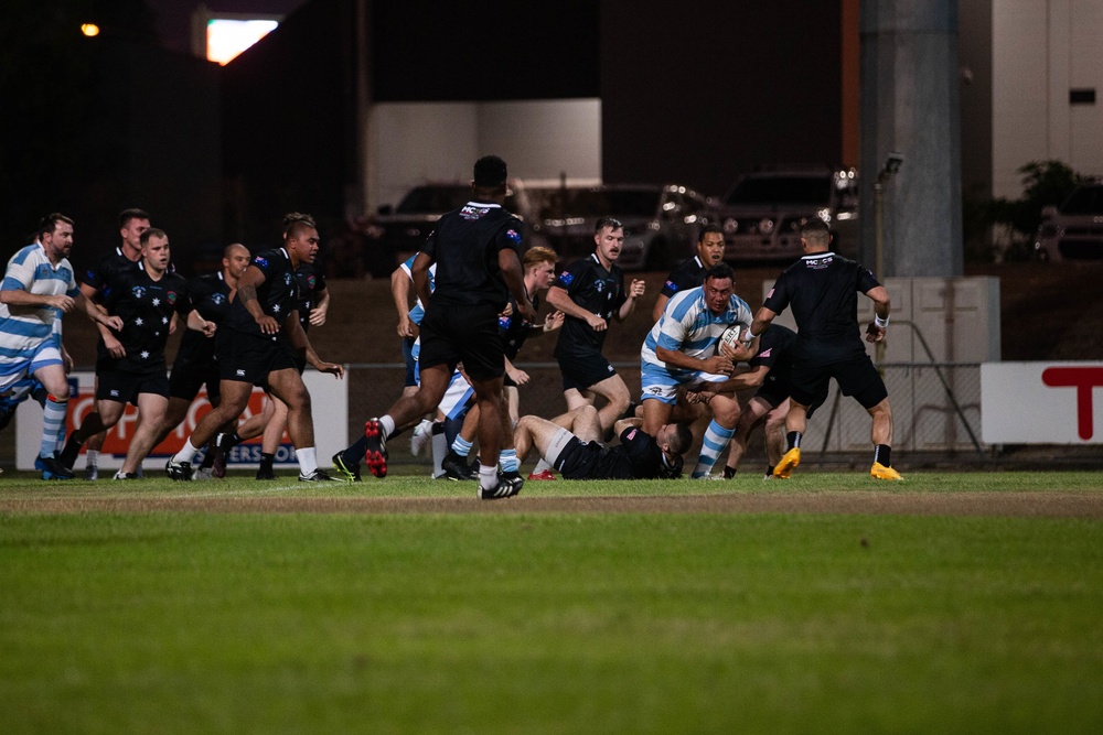 MRF-D 22: Marines play in commemorative 9/11 Rugby game