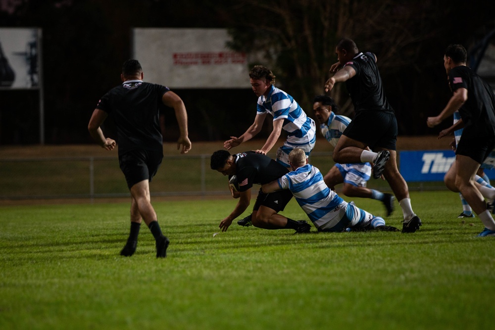 MRF-D 22: Marines play in commemorative 9/11 Rugby game