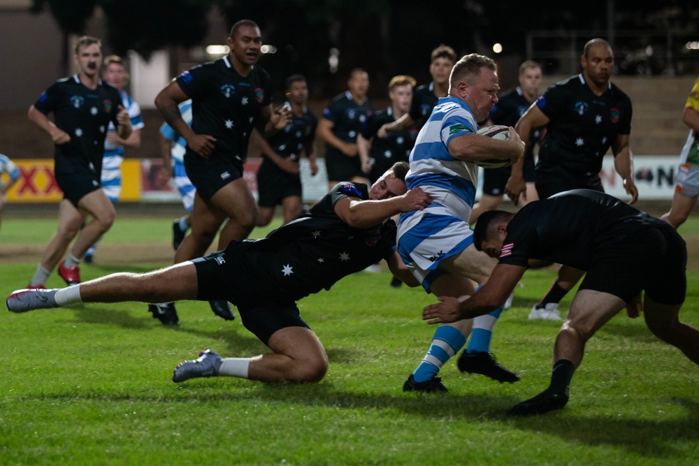 MRF-D 22: Marines play in commemorative 9/11 Rugby game