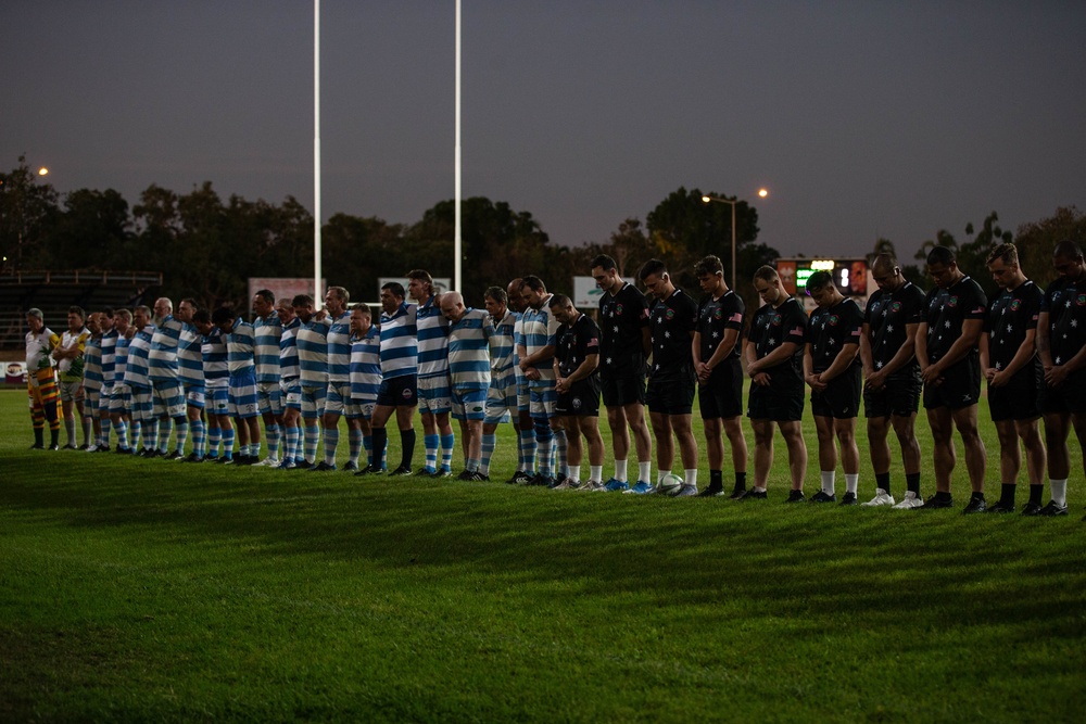 MRF-D 22: Marines play in commemorative 9/11 Rugby game